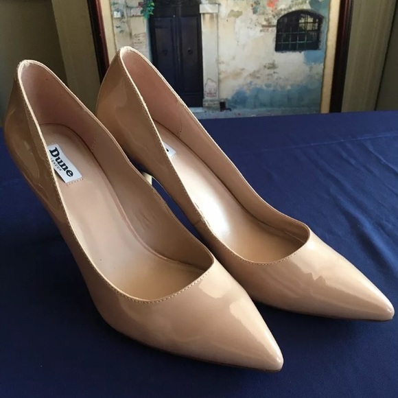 Dune London Rose Nude Beige Heel Pumps Stilettos - Picture 3 of 13
